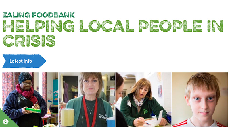 Ealing Foodbank Banner